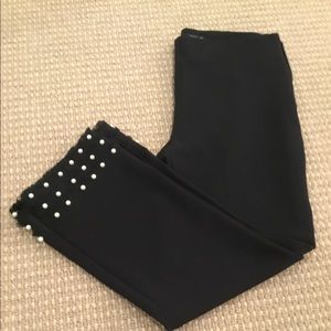 Zara black cropped pants